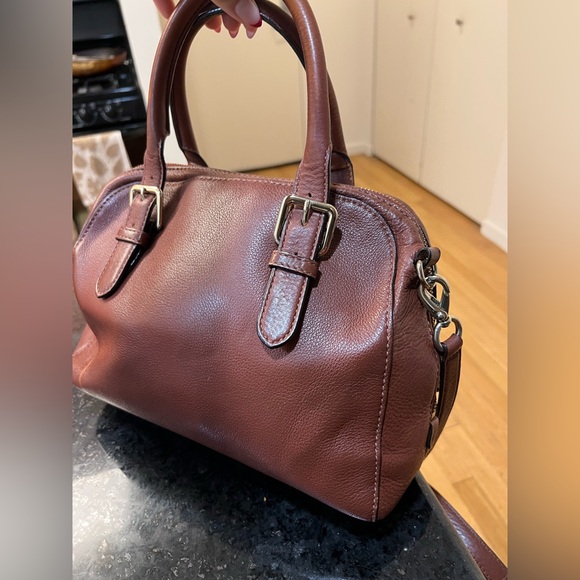 $500 Kate Spade Chestnut Leather Satchel - Picture 7 of 10